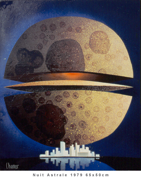 Nuit Astrale 1979 65x50cm