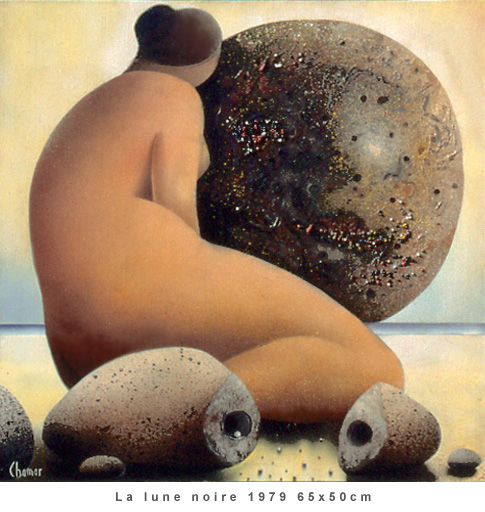 La lune noire 1979 65x50cm