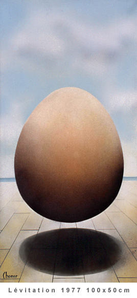 Lévitation 1977 100x50cm