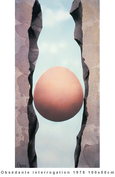 Obsédante interrogation 1978 100x50cm