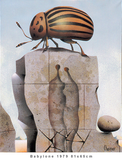 Babylone 1979 81x65cm