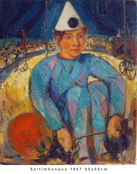 Saltimbanque 1967 65x54cm