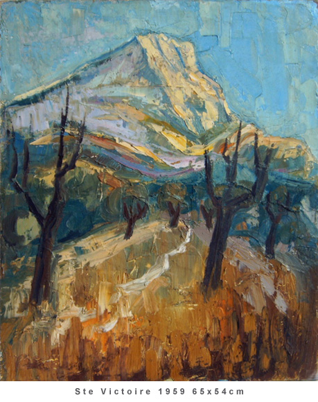 Ste Victoire 1959 65x54cm