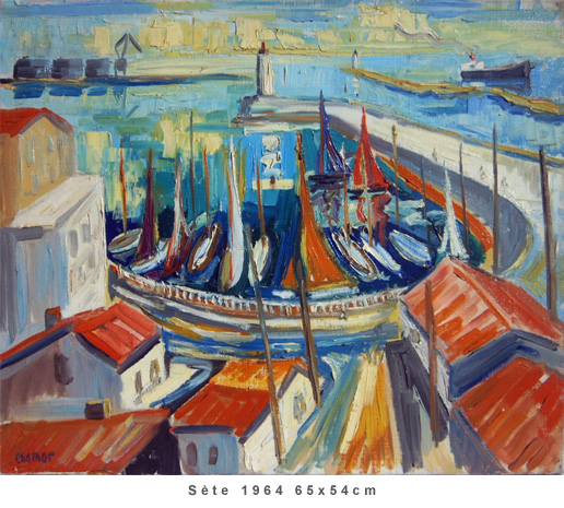 Sète 1964 65x54cm