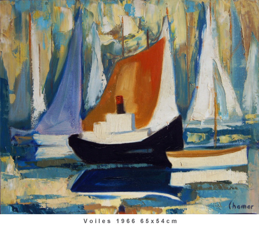 Voiles 1966 65x54cm
