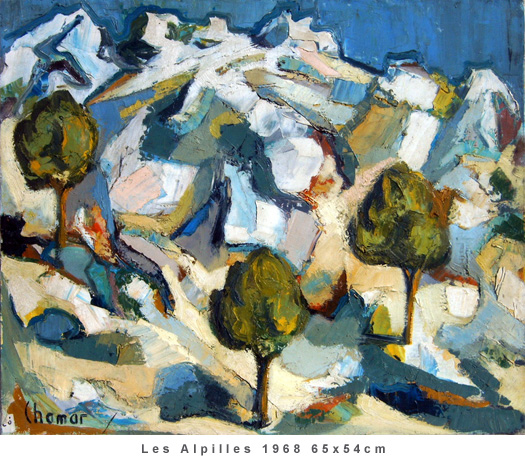 Les Alpilles 1968 65x54cm